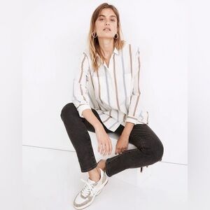 Madewell - NWT Oversized Ex-Boyfriend Swing Shirt